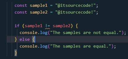 javascript comparing numbers|not equal to in javascript.